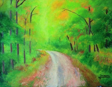 Pintura titulada "Camino Verde" por Jaime Martí, Obra de arte original