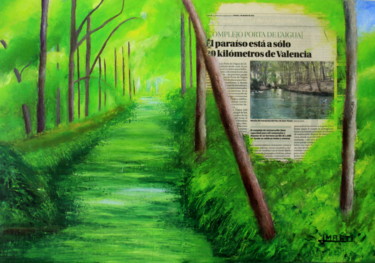 Pintura titulada "El Paraiso a 20km..." por Jaime Martí, Obra de arte original, Oleo