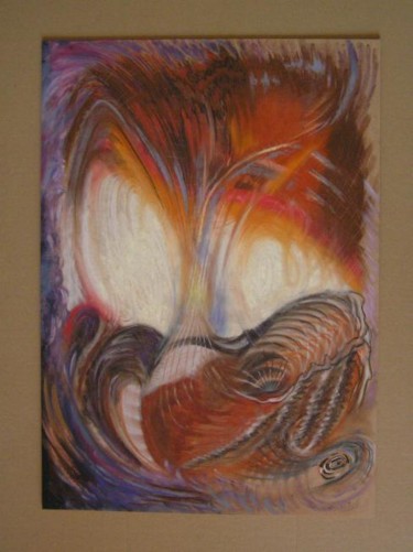 Peinture intitulée "eruption" par Jmmixt, Œuvre d'art originale