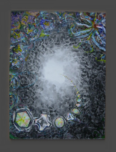 Peinture intitulée "du fin fond" par Jmmixt, Œuvre d'art originale