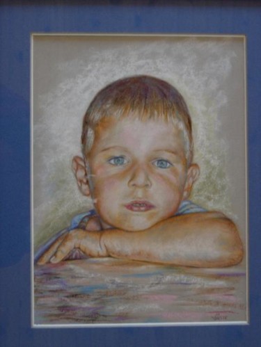 Peinture intitulée "enfant du vilage (p…" par Jmmixt, Œuvre d'art originale