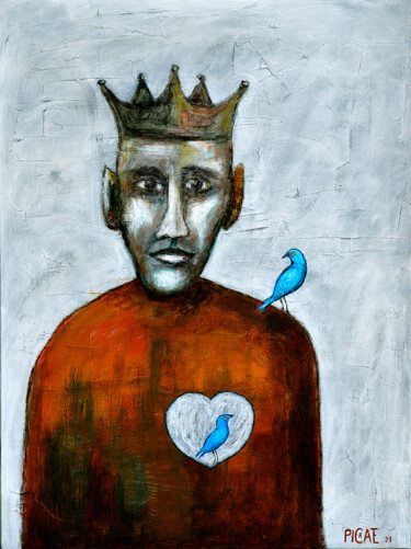 "Envole-toi mon Fils !" Painting titled ""Envole-toi mon Fil…" by Picrate, Original Art, Acrylic