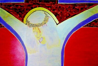 Картина под названием "ONE...FOR ALL" - Jmsbell, Подлинное произведение искусства, Акрил Установлен на Другая жесткая панель