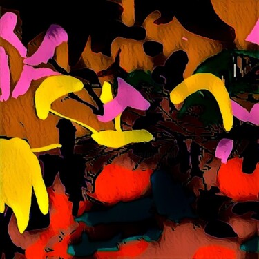 Digitale Kunst mit dem Titel "WARM" von Jmsbell, Original-Kunstwerk, Digitale Malerei