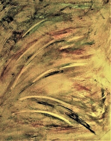 Malerei mit dem Titel "EXOTIC LEAVES" von Jmsbell, Original-Kunstwerk, Öl