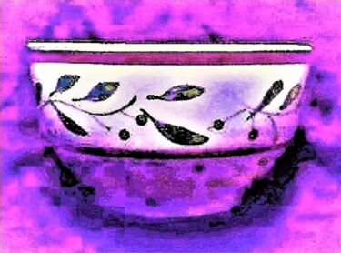 Photography titled "BOWL WITH PAINTED L…" by Jmsbell, Original Artwork