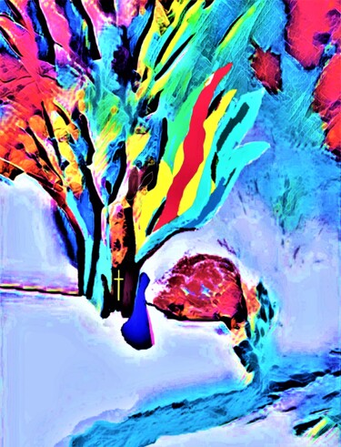 Photography titled "FAITHFUL TREE" by Jmsbell, Original Artwork, Manipulated Photography