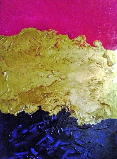 Malerei mit dem Titel "LOVE BANNER (3)" von Jmsbell, Original-Kunstwerk, Acryl