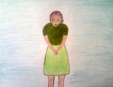 Tekening getiteld "SIGH...!" door Jmsbell, Origineel Kunstwerk, Potlood