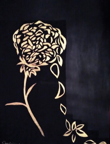 Картина под названием "ALONE IN THE DARK..…" - Jmsbell, Подлинное произведение искусства, Акрил
