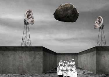 Digital Arts titled "Testigos" by José Manuel Ubé, Original Artwork, Photo Montage