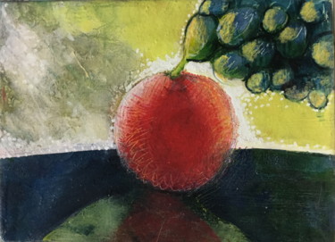 Peinture intitulée "space frut  2" par Brasier Jeanoel, Œuvre d'art originale, Huile