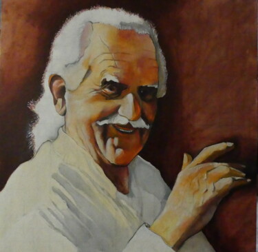 Painting titled "Papito" by Brasier Jeanoel, Original Artwork, Oil