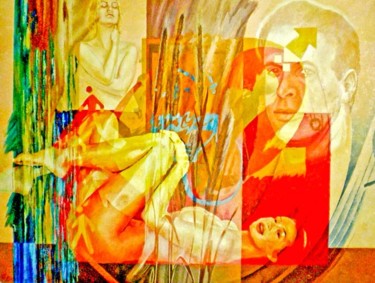 Peinture intitulée "Из серии "Нежное НЮ…" par Iurii Novoselov, Œuvre d'art originale