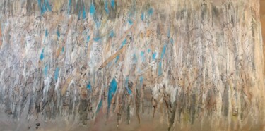 Картина под названием "Peuples premiers" - Jo Lorente, Подлинное произведение искусства, Воск Установлен на Деревянная рама…