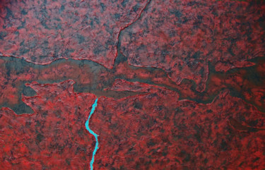Картина под названием "Where the Shadows F…" - Jo Moore, Подлинное произведение искусства, Масло