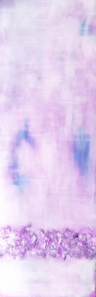 Peinture intitulée "Lavender Ice" par Jo Moore, Œuvre d'art originale, Huile