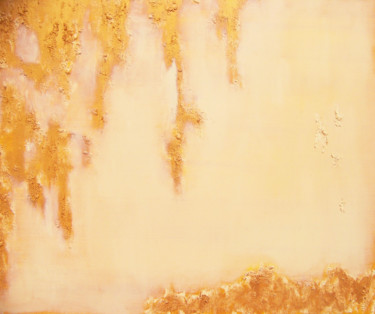 Malerei mit dem Titel "Golden Voices" von Jo Moore, Original-Kunstwerk, Öl