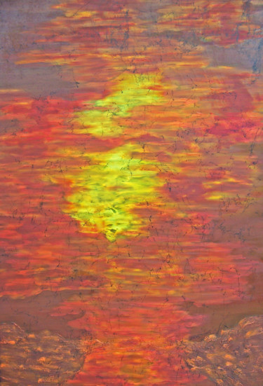 Картина под названием "Before the Rain" - Jo Moore, Подлинное произведение искусства, Масло
