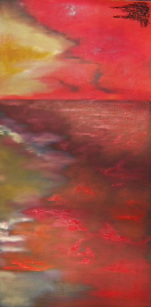 Malerei mit dem Titel "Prelude I" von Jo Moore, Original-Kunstwerk, Öl