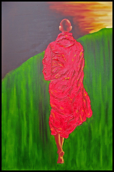 Картина под названием "Toward the Light" - Jo Moore, Подлинное произведение искусства, Масло