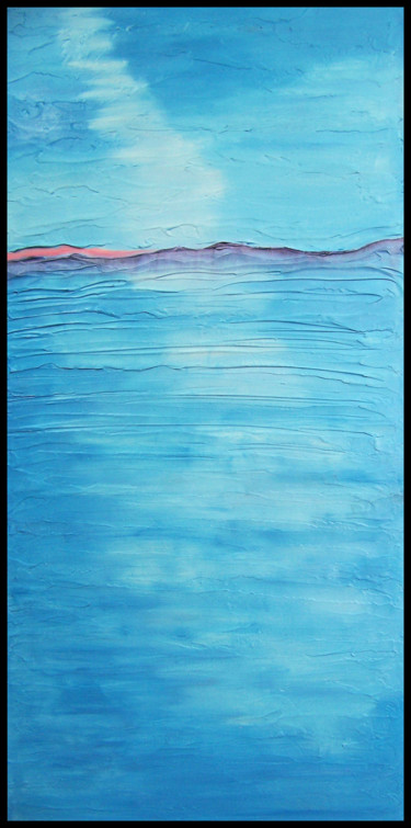 Painting titled "On a Clear Day 36x1…" by Jo Moore, Original Artwork, Oil