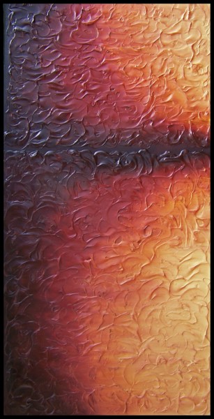Картина под названием "Parallel Universes I" - Jo Moore, Подлинное произведение искусства, Масло