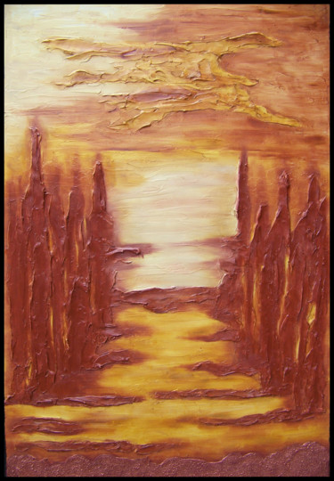 Peinture intitulée "Enchantment II" par Jo Moore, Œuvre d'art originale, Huile