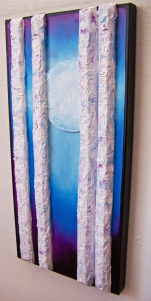 Картина под названием "Moonglow III --- 3…" - Jo Moore, Подлинное произведение искусства, Масло