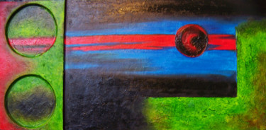 Peinture intitulée "Sounds of Solace VII" par Jo Moore, Œuvre d'art originale, Huile