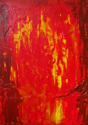 Peinture intitulée "Spontaneous Flow" par Jo Moore, Œuvre d'art originale, Huile