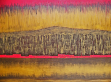 Peinture intitulée "Amber Waves ---Gran…" par Jo Moore, Œuvre d'art originale, Huile
