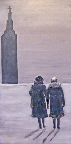 Peinture intitulée "The Last Winter in…" par Jo Moore, Œuvre d'art originale, Huile