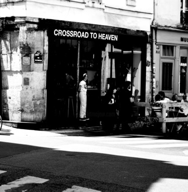 "" Paris-Waitress-Cr…" başlıklı Fotoğraf Jo Tuck tarafından, Orijinal sanat, Dijital Fotoğrafçılık