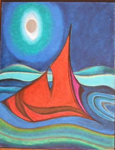 Painting titled "9-pastel-h-montroug…" by Joachim Gélinier, Original Artwork