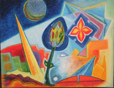 Painting titled "11-pastel-h-geofleu…" by Joachim Gélinier, Original Artwork