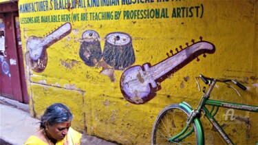 Photographie intitulée "India-Varanasi-side…" par Joachim Mews, Œuvre d'art originale, Photographie numérique