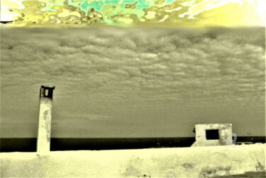 Fotografia intitulada "" SOMTIMES THE SKY…" por Joachim Mews, Obras de arte originais, Fotografia Manipulada