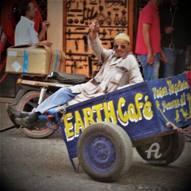Photography titled "EARTH CAFÉ" by Joachim Mews, Original Artwork, Digital Photography