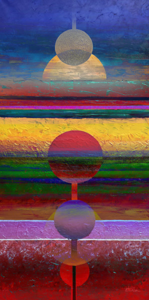 Digitale Kunst mit dem Titel "Horizon 02" von Jialba, Original-Kunstwerk, Digitale Fotografie