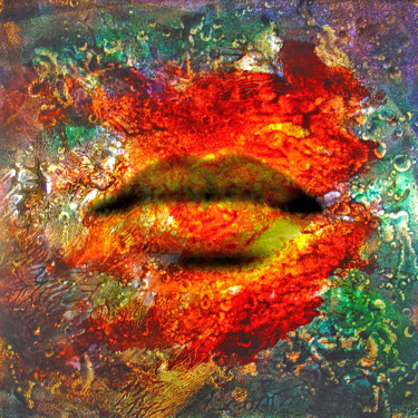 Painting titled "El Beso" by Jialba, Original Artwork