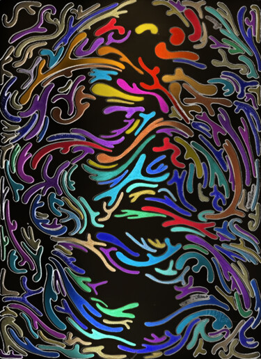 Digital Arts titled "AB 884" by Jialba, Original Artwork, Marker