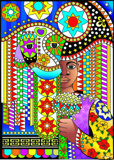 数字艺术 标题为“artelista.jpg” 由J.M.Abreu, 原创艺术品, 数字油画