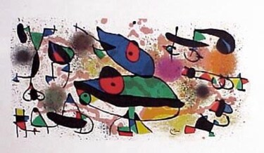Schilderij getiteld "JEAN MIRO - Sculptu…" door Joan Miró, Origineel Kunstwerk, Olie