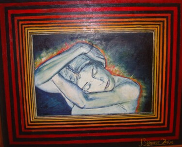 Pintura titulada "Aura" por Joana Bisquert Mari, Obra de arte original, Oleo