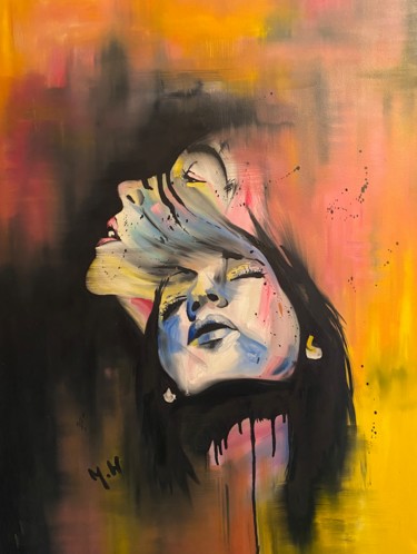 Painting titled "REM" by Joanna W, Original Artwork, Oil