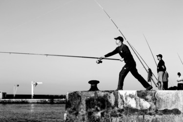 Fotografia intitulada "pescadores.jpg" por Joana Nogueira, Obras de arte originais