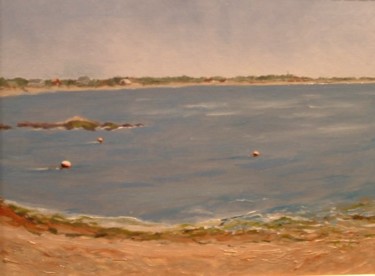 Painting titled "Middle Beach Madiso…" by Joan Cole, Original Artwork, Oil