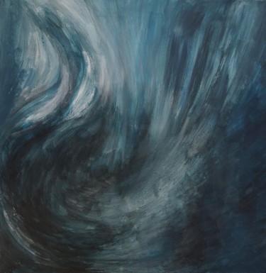 绘画 标题为“intuition bleue” 由Joanna Pralong-Graban, 原创艺术品, 丙烯