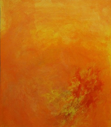 绘画 标题为“intuition orange” 由Joanna Pralong-Graban, 原创艺术品, 丙烯
